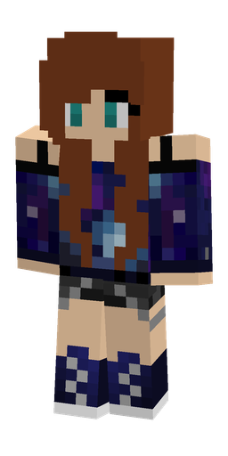 Blue skin: body, front render