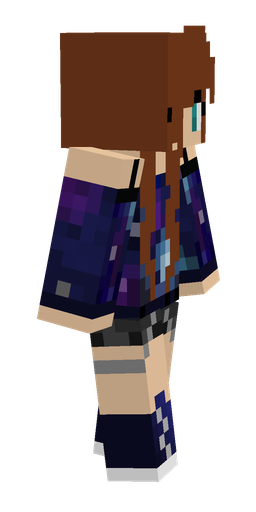 Blue skin: body, right side render