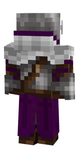 Black skin: body, back render