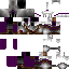 Black skin: raw texture render