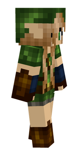 Black skin: body, right side render