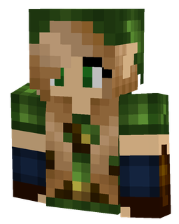Black skin: bust render