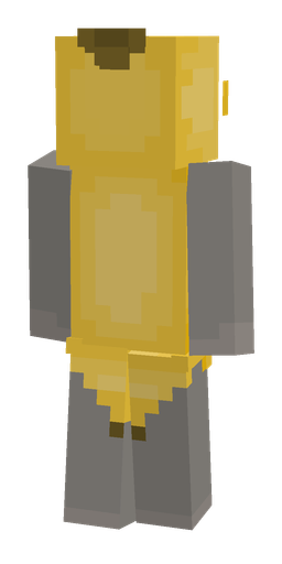 Gray skin: body, back render