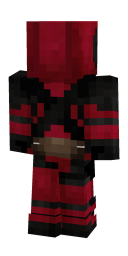 Black skin: body, back render