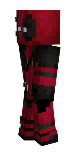 Black skin: body, left side render