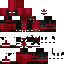 Black skin: raw texture render