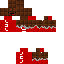 Brown skin: raw texture render