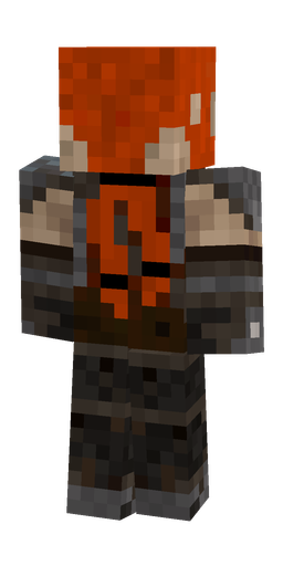 Black skin: body, back render