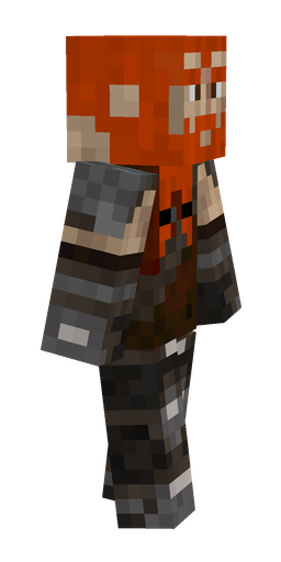 Black skin: body, right side render