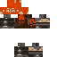 Black skin: raw texture render