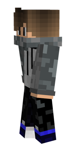 Black skin: body, left side render