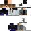 Black skin: raw texture render