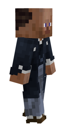 Black skin: body, right side render