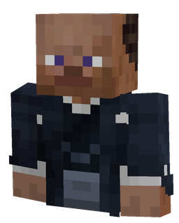 Black skin: bust render