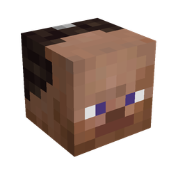 Black skin: head render