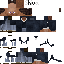 Black skin: raw texture render