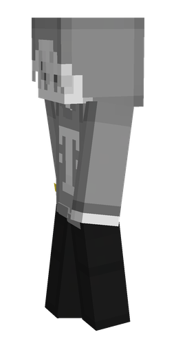 Black skin: body, left side render