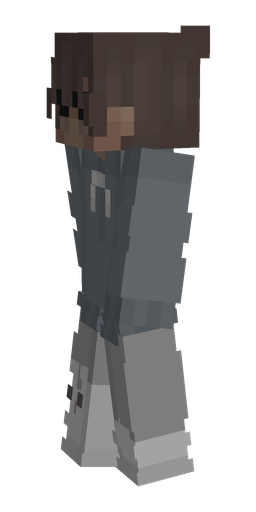 Black skin: body, left side render