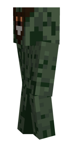 Black skin: body, left side render