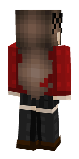 Black skin: body, back render