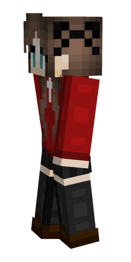 Black skin: body, left side render