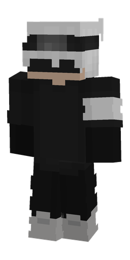 Black skin: body, front render