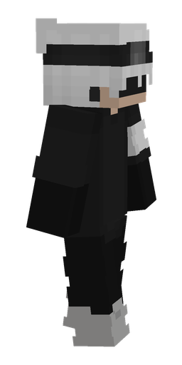 Black skin: body, right side render