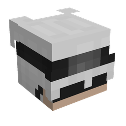 Black skin: head render