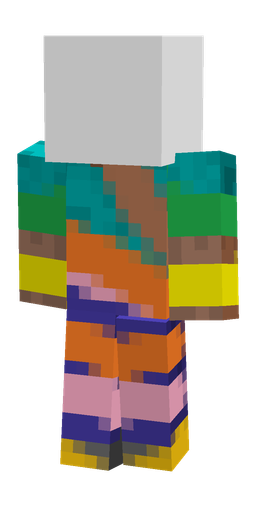 Blue skin: body, front render