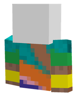 Blue skin: bust render