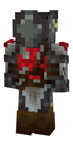 Black skin: body, back render