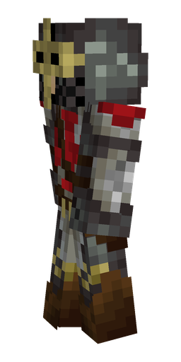 Black skin: body, left side render