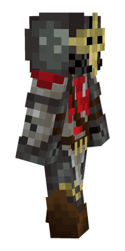 Black skin: body, right side render