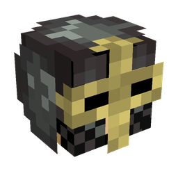 Black skin: head render