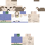Blue skin: raw texture render