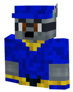 Blue skin: bust render