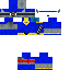 Blue skin: raw texture render