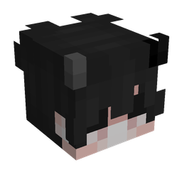 Black skin: head render