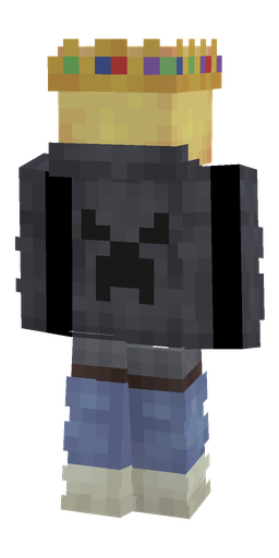 Black skin: body, back render