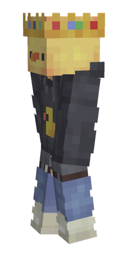 Black skin: body, left side render