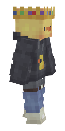 Black skin: body, right side render