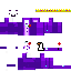 Purple skin: raw texture render