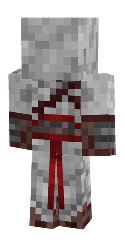 Black skin: body, back render