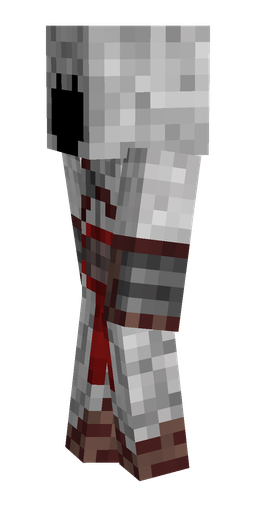 Black skin: body, left side render