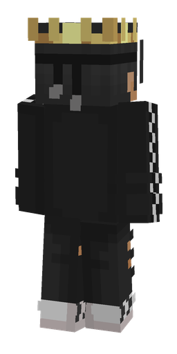 Black skin: body, back render