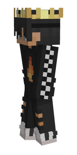Black skin: body, left side render