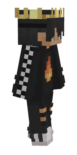 Black skin: body, right side render