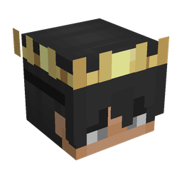 Black skin: head render