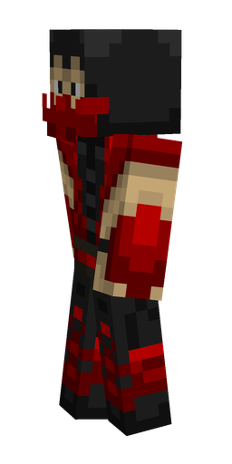 Black skin: body, left side render