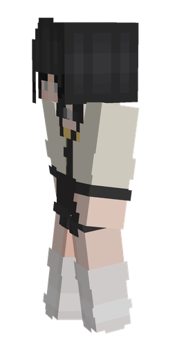 Black skin: body, left side render